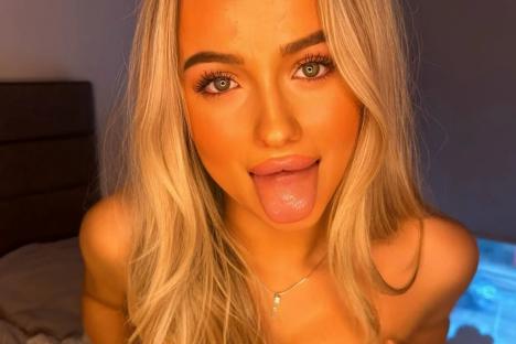 Sammy Winward’s daughter Mia Dunn, 19, poses topless for steamy snap – after Emmerdale star cut her off in OnlyFans row