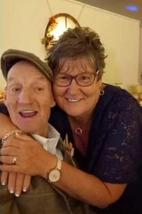 Valerie Ayres and her husband David.