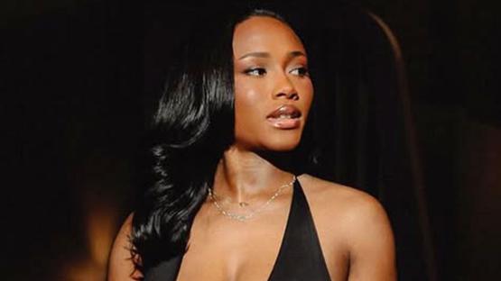 Arsenal ace Bukayo Saka’s Wag Tolami Benson steals show wearing plunging all-black outfit