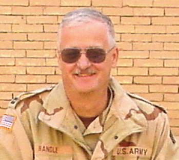 Portrait of a man in a U.S. Army uniform.
