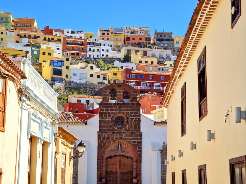 Church of La Nuestra Señora de la Asunción in San Sebastian de La Gomera, Spain.