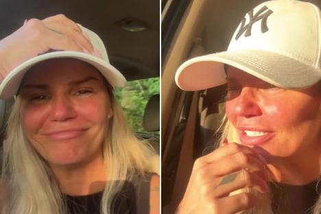 Kerry Katona breaks down in tears as she teases plans to quit UK and move to ‘happy place’