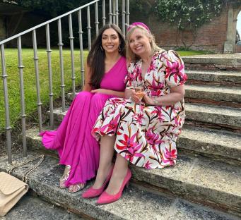 Nelly London with her mother, Yvonne.