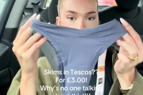 I don’t rate Skims undies but found a Tesco dupe that’s 10 times better – they’re the comfiest I’ve ever tried & cost £3