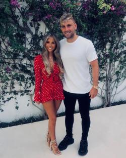 Luke Shaw and Anouska Santos together.