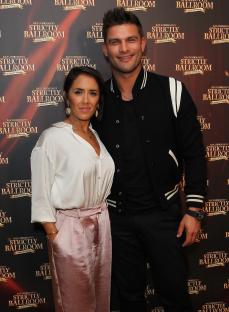 Janette Manrara and Aljaz Skorjanec at the Strictly Ballroom The Musical press night.