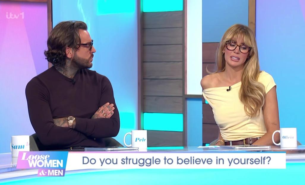 Olivia Attwood, Pete Wicks, and Sam Thompson on Loose Women.