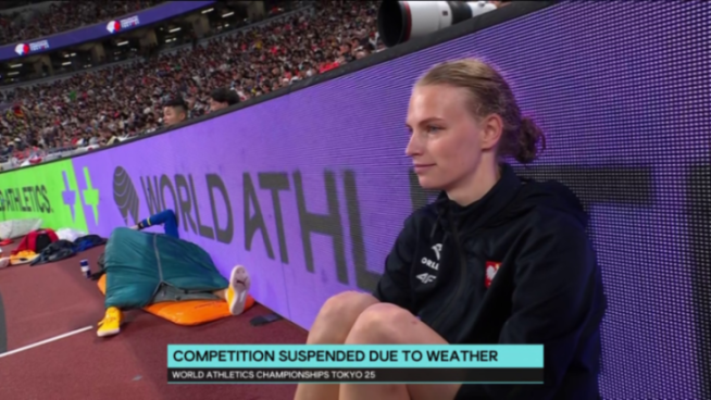 World Athletics Championships SUSPENDED as weather wreaks havoc with athletes left stranded on track in Tokyo