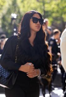 Dana Tran arriving at the Sean