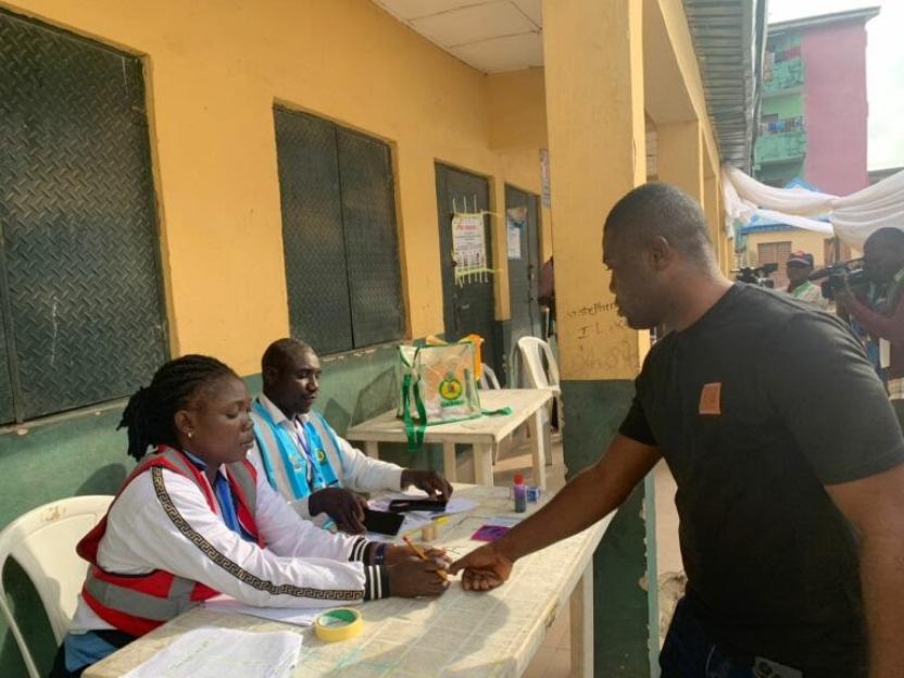 Voting begins at Gov Sanwo-Olu’s polling unit on Lagos Island