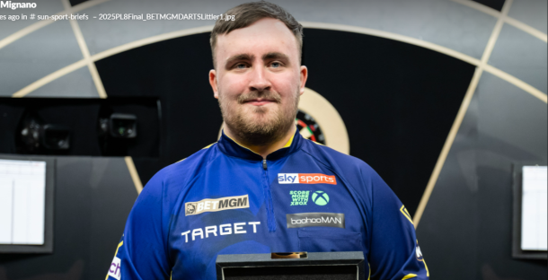 First look at Luke Littler’s £30,000 golden darts for nine-darter as he reveals what made it ‘even more memorable’