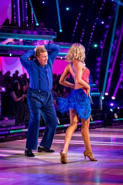 Thomas Skinner and Amy Dowden dancing on Strictly Come Dancing.