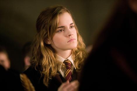 Emma Watson as Hermione Granger in Harry Potter and the Order of the Phoenix.