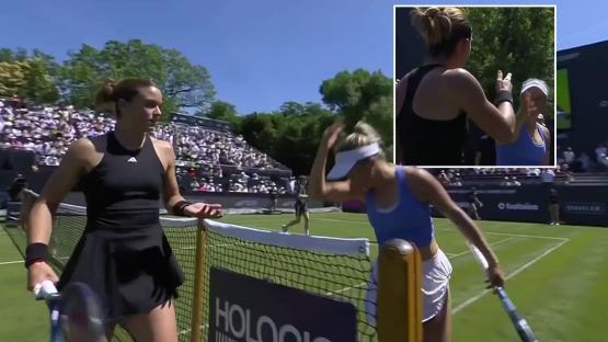 ‘Nobody likes you’ – Fiery moment tennis stars clash on court after player’s sarcastic gesture