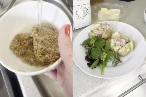 Self-confessed cheapskate who’s mortgage-free at 32 reveals she puts water on Weetabix & eats out-of-date salad to save