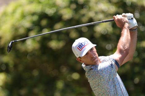 Billy Horschel of the United States playing golf.