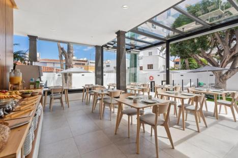 IKEA's first hotel breakfast room in the Canary Islands.