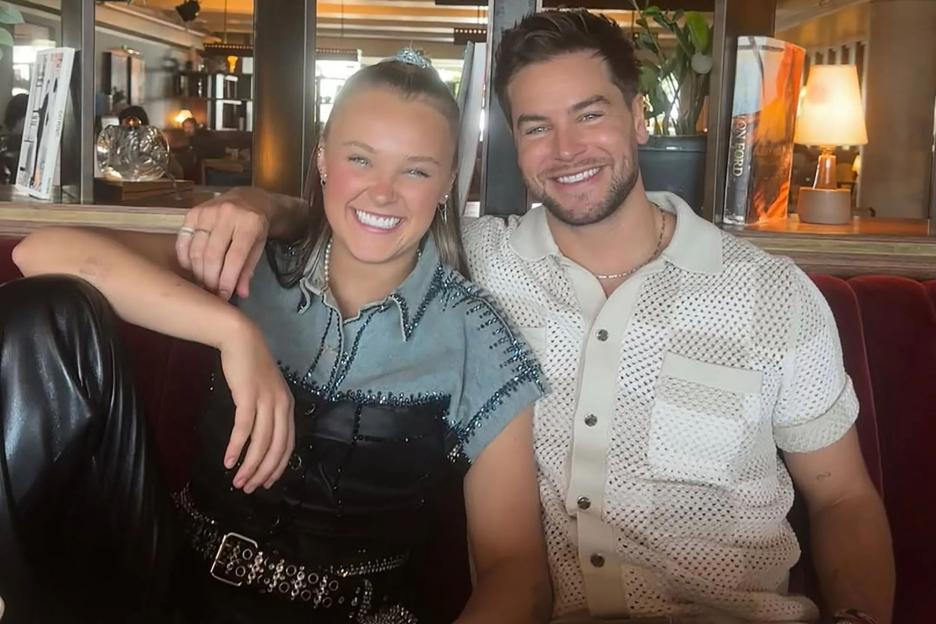 JoJo Siwa and Chris Hughes cuddle up in bed after Celebrity Big Brother stars admitted they were ‘totally in love’