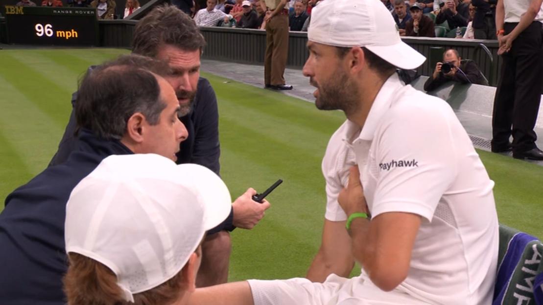 Wimbledon 2025 LIVE RESULTS: Dimitrov in HORROR injury while leading Sinner, Ben Shelton powers his way into quarters