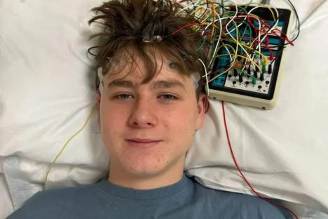 ‘Super sporty’ teen, 15, sent home from school with a headache actually has inoperable ‘cobweb’ tumour