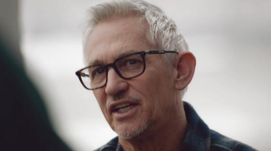 Gary Lineker talking.