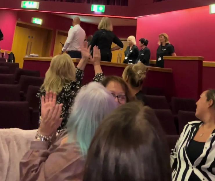Katie Price and Kerry Katona forced to hire extra security as FIVE hecklers are kicked out of show