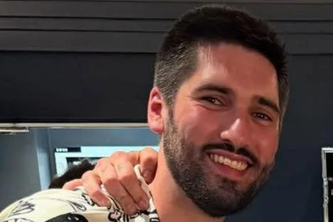 I’m A Celebrity and comedy legend shares rare snap of ‘giant’ son as they hang out with close pal Robbie Williams