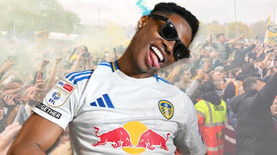 Inside Leeds’ wild promotion celebrations with thousands of fans greeting team and former Man Utd star on the mic
