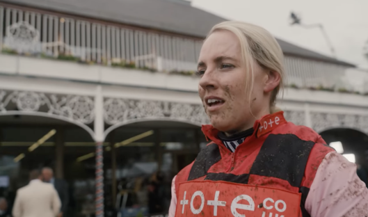 Brodie Hampson makes racing history with double victory to ride out her claim