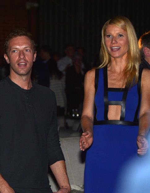Chris Martin and Gwyneth Paltrow attending the Hollywood Stands Up To Cancer Event.