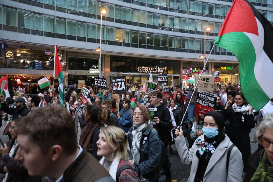 Manchester Sees Pro-Palestine Protests Following Terror Attack Amid Activists' Outcry Over Greta Thunberg Flotilla Detention