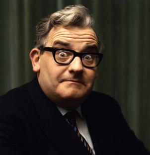 Ronnie Barker, one half of the comedy duo The Two Ronnies.