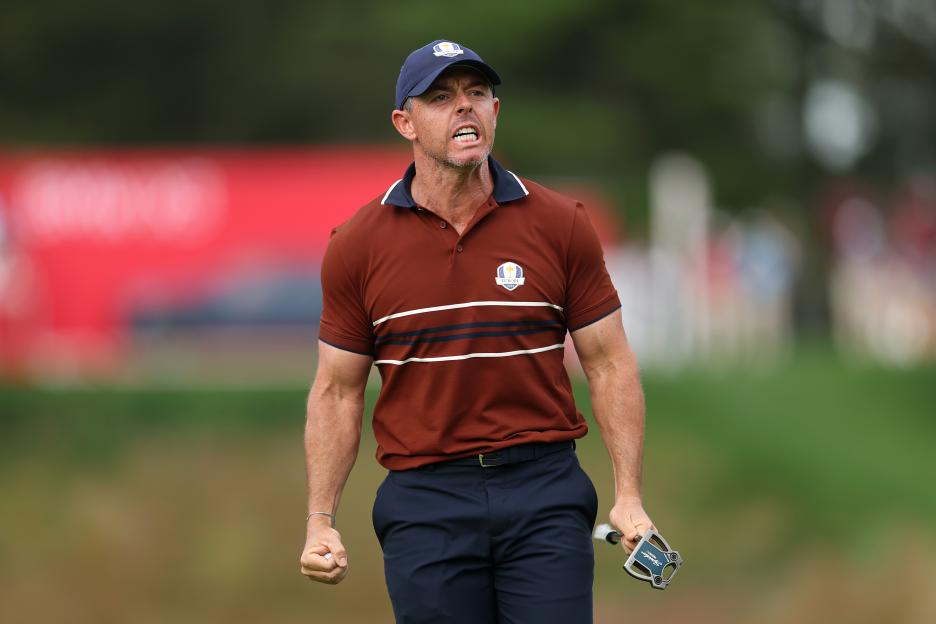 ‘Let the dogs off the leashes’ – Rory McIlroy slams Ryder Cup abuse with police K9s drafted in after beer thrown at wife