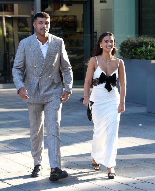 Conor Phillips and Megan Forte Clarke at The Couture Club's birthday party in Manchester.