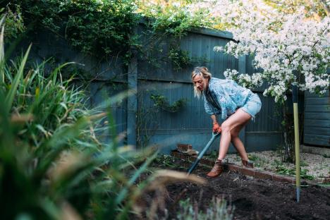 I turned my garden into a spring paradise overnight using wardrobe staple that everyone throws away