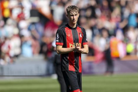 Dean Huijsen of Bournemouth after a Premier League match.