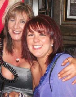 Photo of a mother and daughter embracing.
