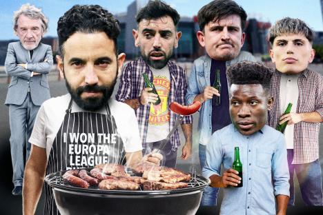 Man Utd to hold BARBECUE rather than bus parade if Ruben Amorim’s flops beat Tottenham in Europa League final
