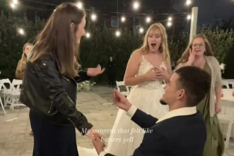 My partner proposed to me at my friend’s wedding, people slam us for ruining the day as he didn’t ask permission