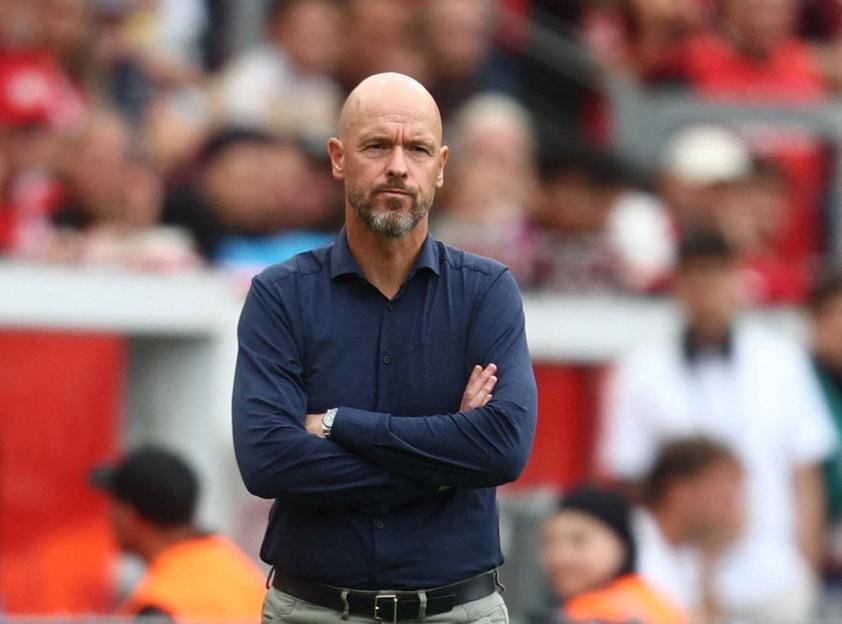 Erik ten Hag, Bayer Leverkusen coach.