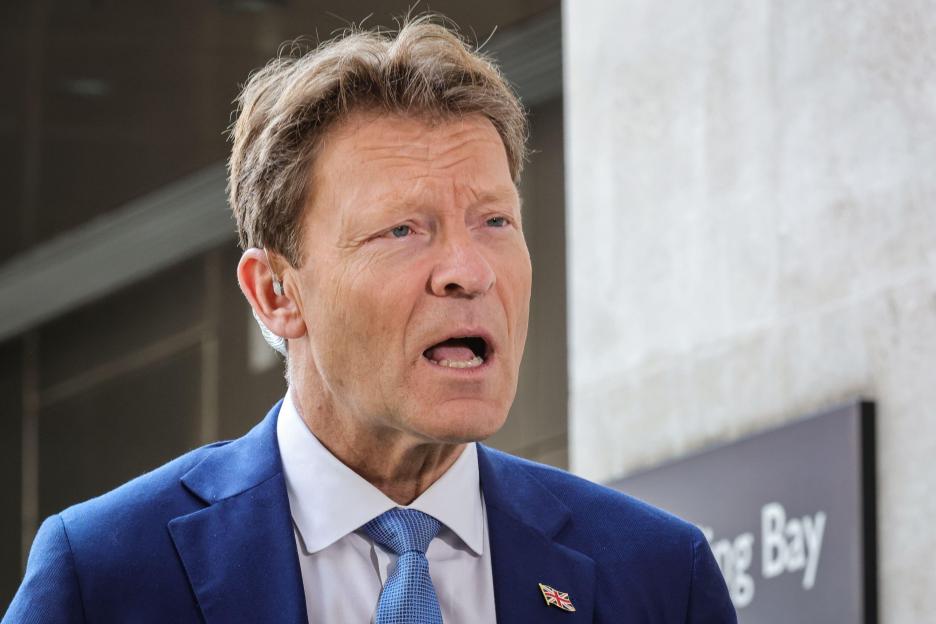 Richard Tice, MP for Boston and Skegness, speaking at the BBC.