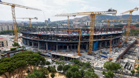 Barcelona confirm Camp Nou return date with matches to be played in unfinished 99,354-seater stadium