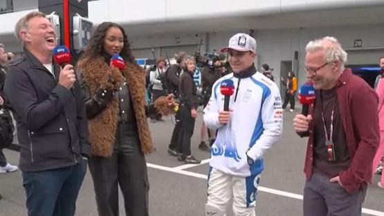 Sky Sports F1 pundits in hysterics as star reveals he ‘almost crashed’ after bizarre injury in ‘sensitive area’