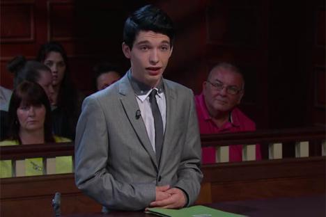 Travis Simpkins on Judge Rinder.