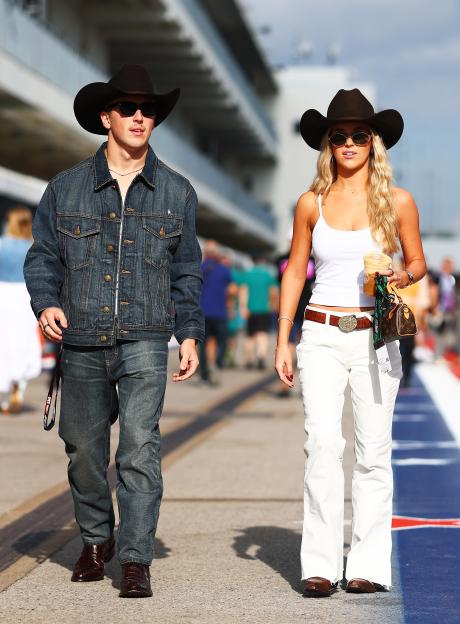F1 Wags Steal the Show in Cowboy Hats and Boots at the US Grand Prix!