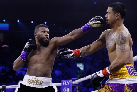 Badou Jack boxing Richard Rivera.