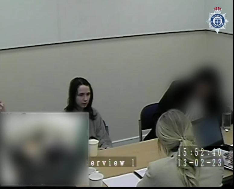 Watch baby-faced killer spin web of lies after brutally stabbing classmate Brianna Ghey to death in unseen cop interview