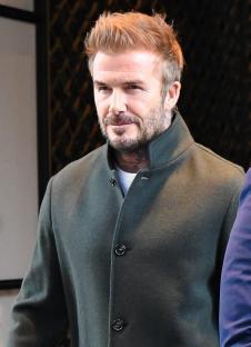 David Beckham in Manhattan.