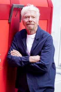 Sir Richard Branson at the grand opening of Virgin Hotels London Shoreditch.