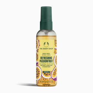 The Body Shop Passionfruit body mist.